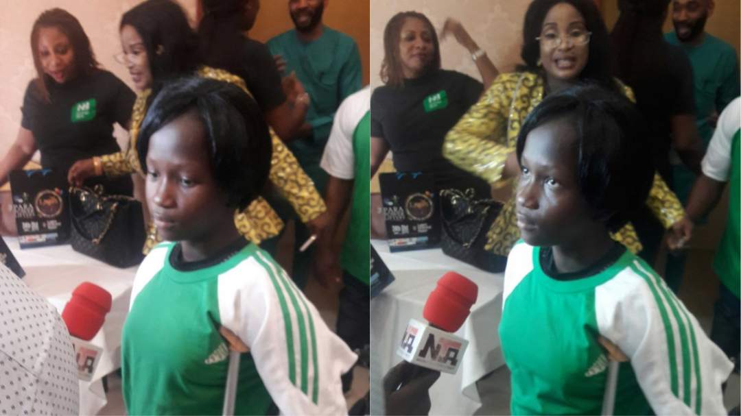 Meet 12-year-old Nigerian girl who is breaking records in power-lifting (photos)