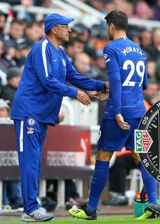 Sarri sends urgent message to Morata after scoring a braceagainst Crystal Palace