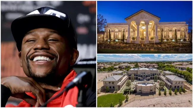 Money man: Mayweather shows fans his stunning N9bn LA mansion and N10bn worth of expensive cars (photos)