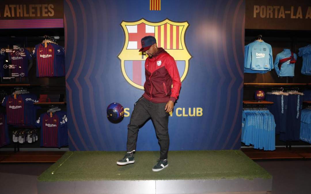 See 7 beautiful photos as Kevin-Prince Boateng completes shock loan move to Barcelona