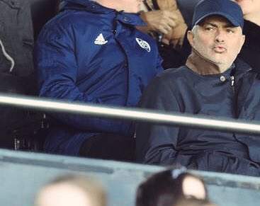 Jose Mourinho makes a return to the Premier League, spotted in 1 big game (Photos)