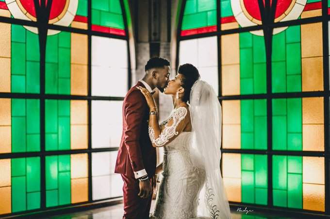 Super Eagles star Ndidi weds girlfriend in big ceremony, makes stunning statement (Photos)