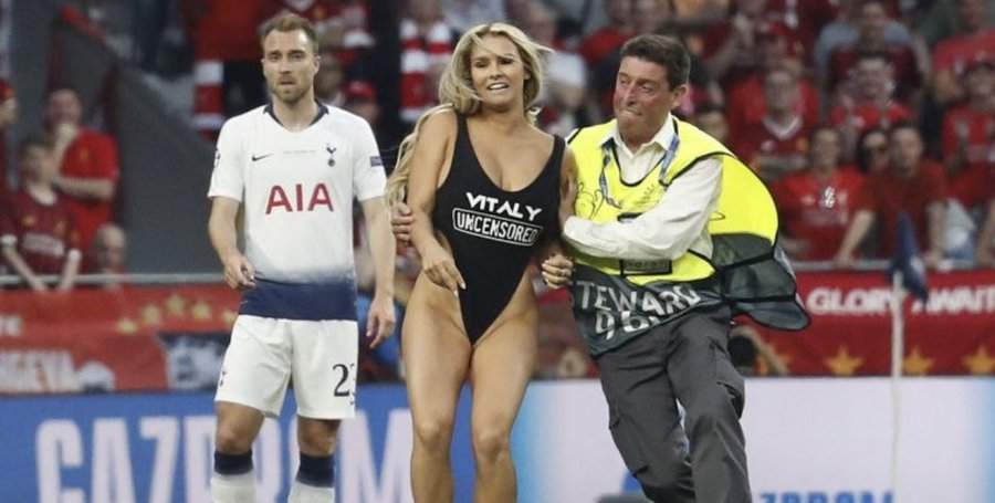 Here's why Female invader interrupted UCL final between Liverpool and Tottenham