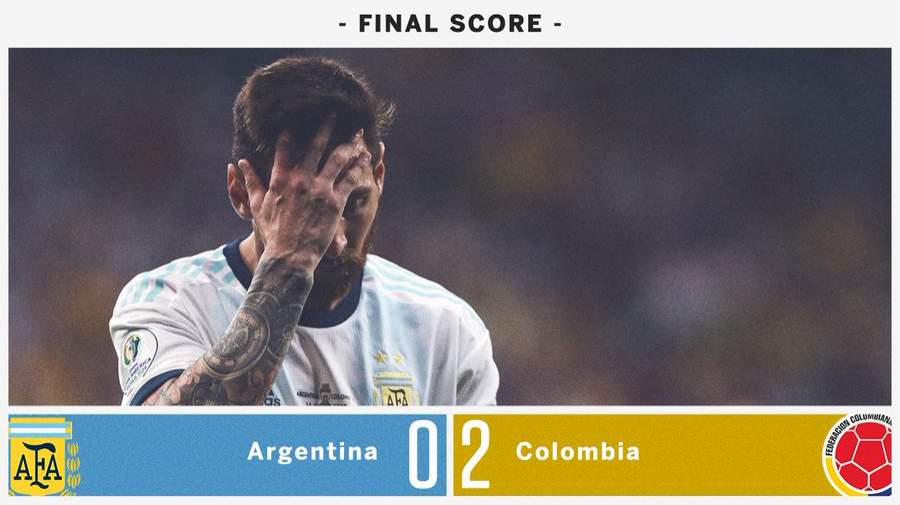 Lionel Messi sends important message to Argentina mates after Colombia's 2-0 defeat