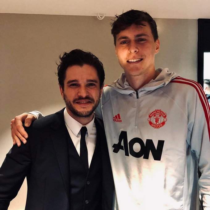 Game of Thrones actor pays Manchester United stars surprise visit at Old Trafford (Photos)