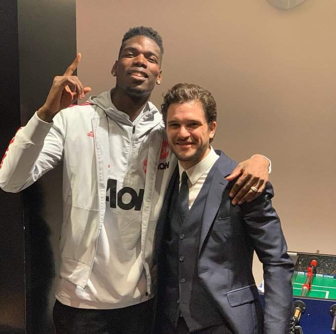 Game of Thrones actor pays Manchester United stars surprise visit at Old Trafford (Photos)