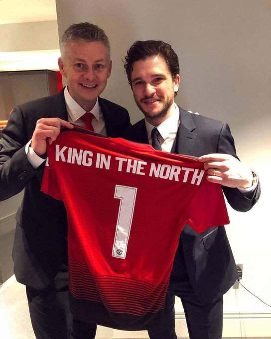 Game of Thrones actor pays Manchester United stars surprise visit at Old Trafford (Photos)