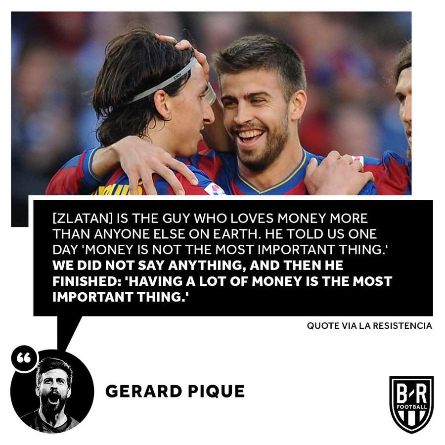 Gerard Pique reveals 1 football star who loves money more than anyone in the world