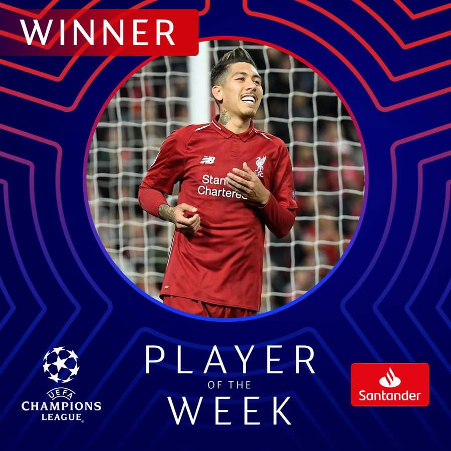 See top the Premier League star UEFA name as their Champions League Player of the week