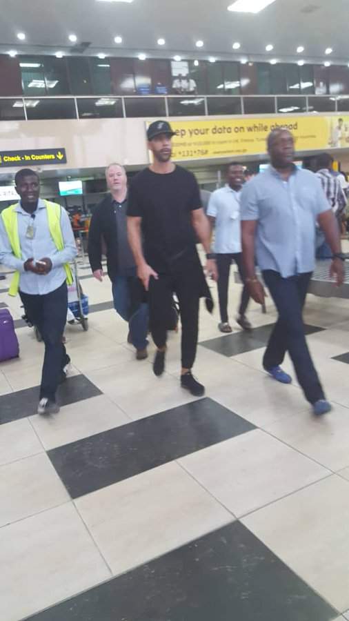 Man United legend Rio Ferdinand receives heroic welcome as he visits Nigeria a second time (photos)