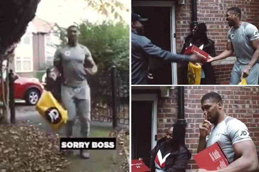 Boxing champion Anthony Joshua delivers stunning Christmas presents to fans (photos)