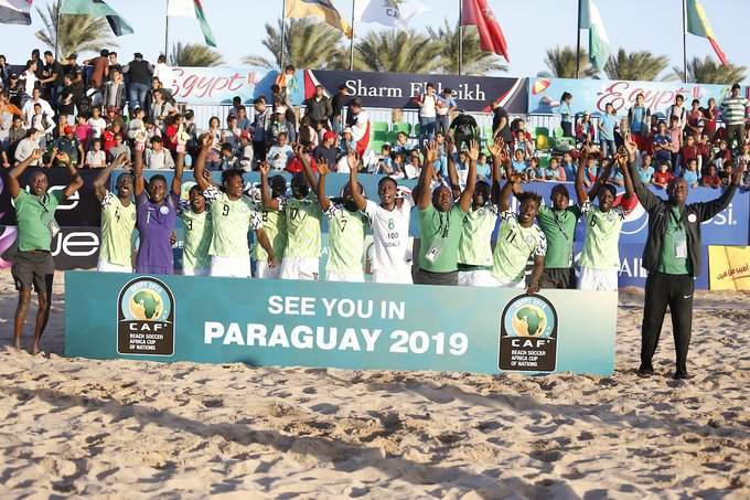 Super Sand Eagles lose to Senegal in final of 2018 AFCON beach soccer