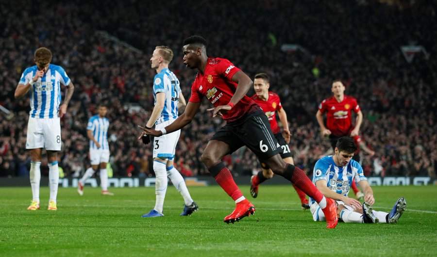 Pogba's double against Huddersfield leads Man United to their 2nd win under Solksjaer on Boxing Day