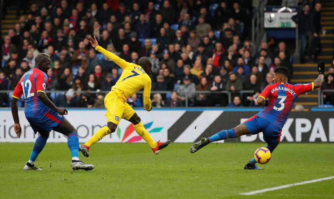 Kante sets new record as he scores superb goal to help Chelsea beat Palace