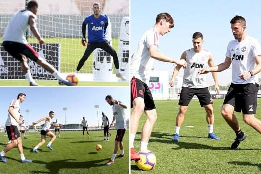 Man United fans make special request to Solksjaer after viewing training clip