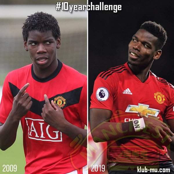 10 years challenge: Pogba, Lingard, 2 other Man United stars share hilarious throwback pictures (photos)