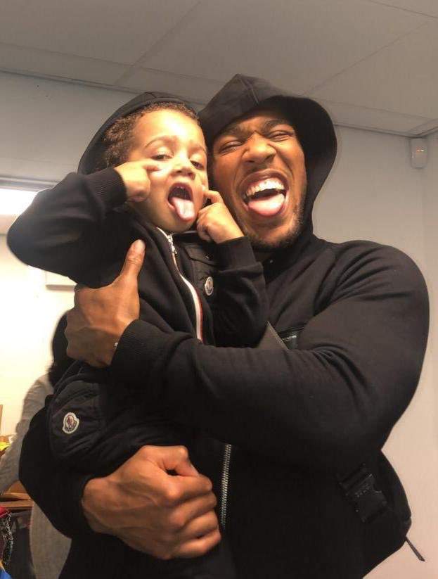 Anthony Joshua posts emotional message to his 3-year-old son and fans are loving him more