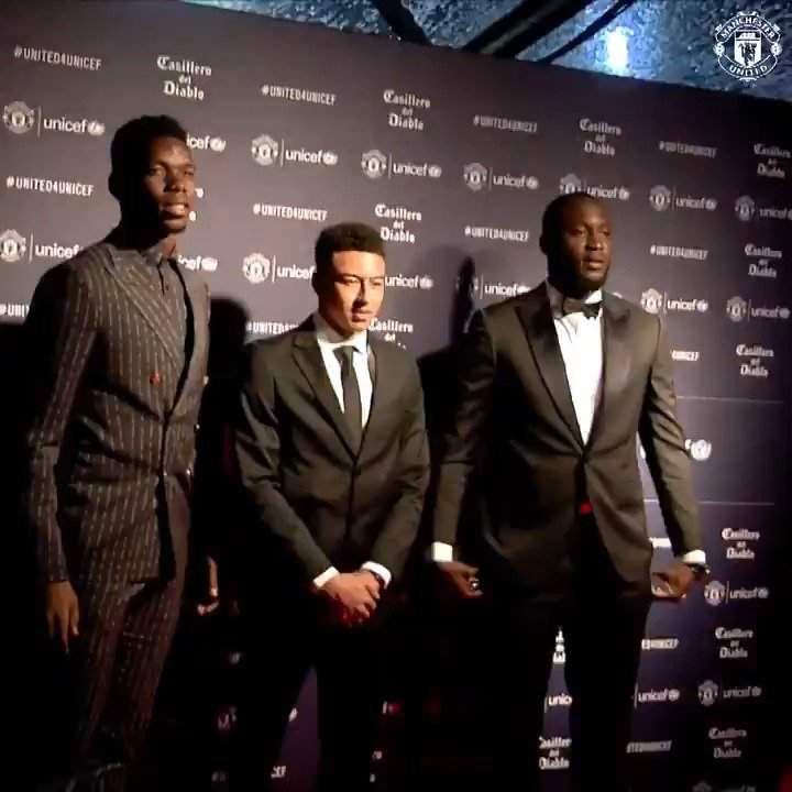 Pogba, Lukaku stars dazzle at gala night as UNICEF celebrate 20th anniversary (photos)