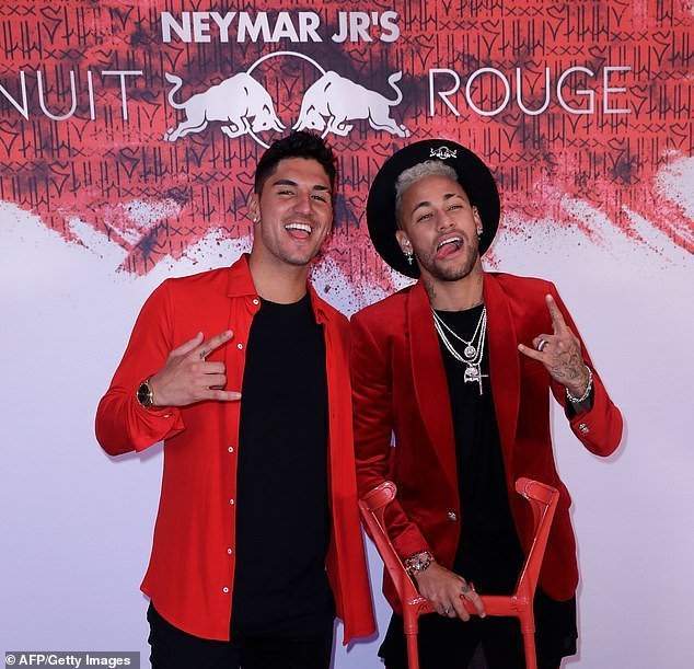 PSG stars celebrate Neymar's 27th birthday anniversary in style with a touch of red (photos)
