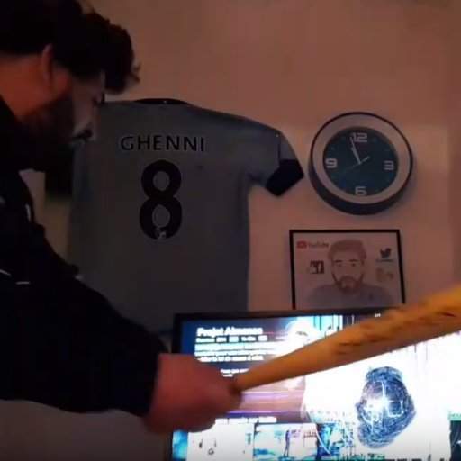 Football fan goes viral for breaking his smart TV each time his team loses (photos)