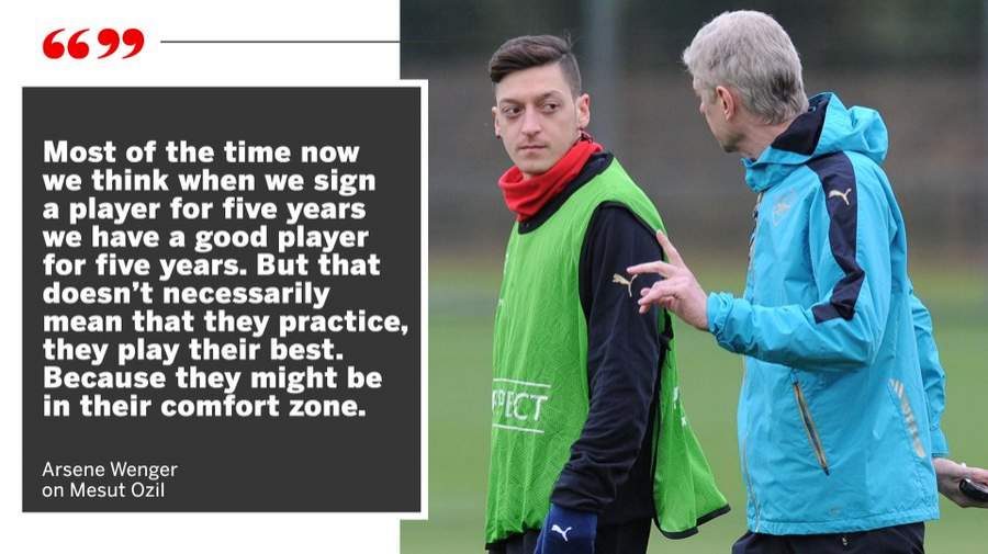 Arsene Wenger reveals big reason behind Ozil's poor form at Arsenal this season