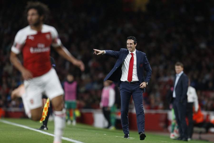 Arsenal boss Unai Emery claims new Europa league record