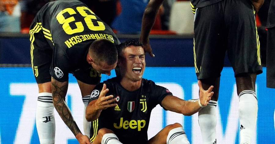 Real Madrid star reacts to Ronaldo's red card in Juventus Champions League tie against Valencia