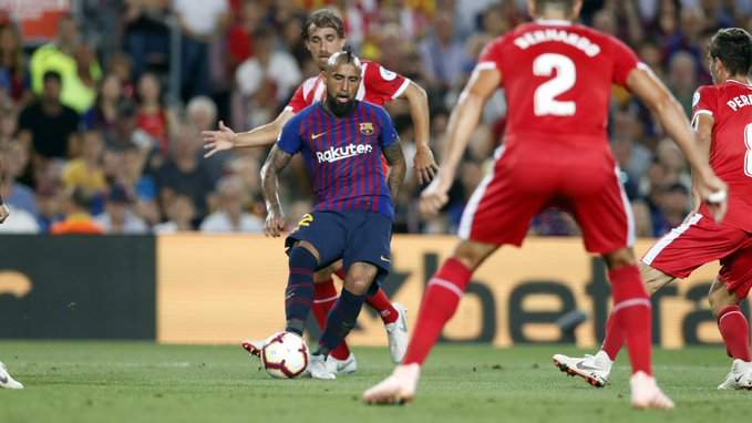 Cristhian Stuani scores brace to deny Lionel Messi's Barcelona all three points at Camp Nou