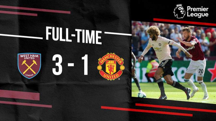 Another trouble for Jose Mourinho as West Ham beat Manchester United in tough Premier League match