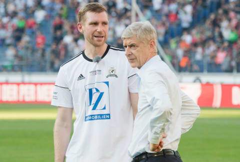 Ex-Arsenal captain in tears after he was replaced by his 67-Year old father in testimonial (photos)