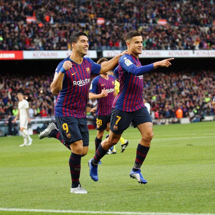 Suarez, Coutinho score as Barcelona demolish Real Madrid 5-1 in first El Clasico of the season, See highlights (video)