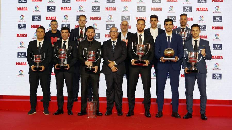 Messi shows off 5 Pichichi trophies as he takes total number of individual awards to 160 (Photos)