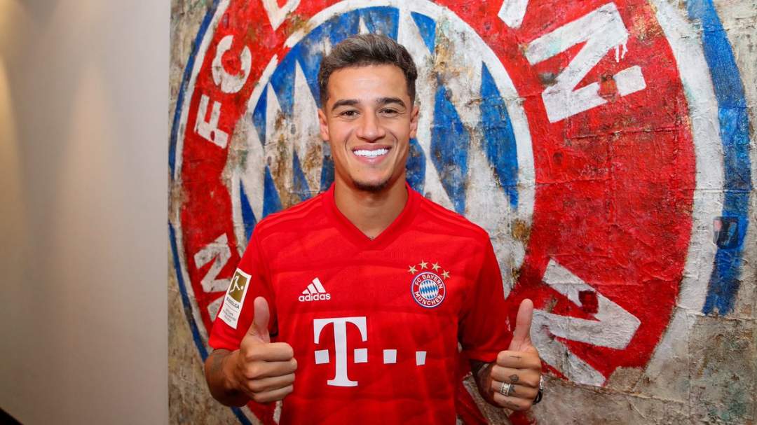 Philippe Coutinho joins Bayern Munich on season-long loan from Barcelona with £109.8m option to buy