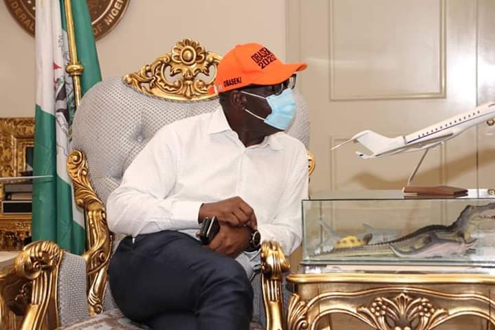 Obaseki Visits Wike At Rivers State Government House, Port Harcourt