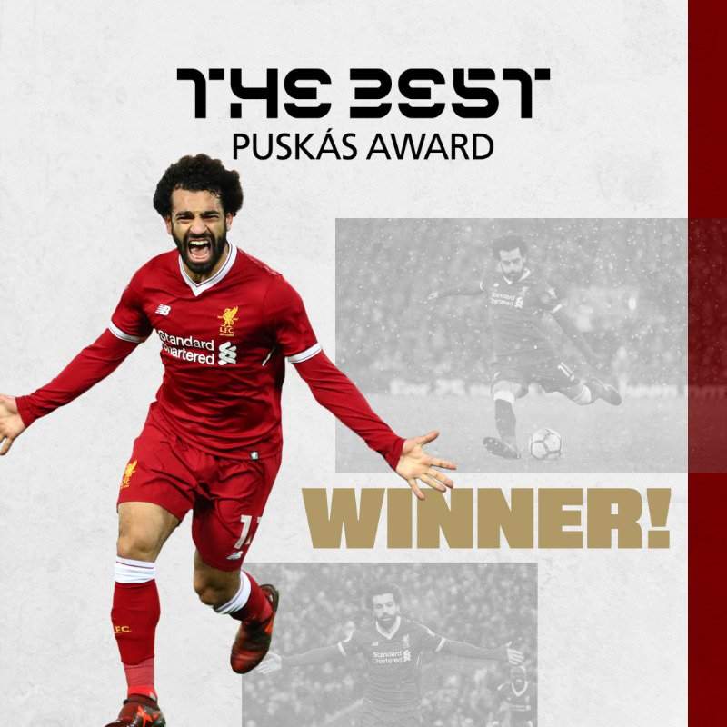 Liverpool star aims a dig at Mohamed Salah after winning Puskas goal of the season award