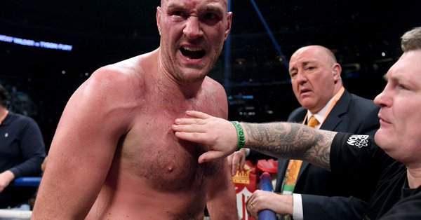 Tyson Fury calls Anthony Joshua a chicken after epic bout against Wilder