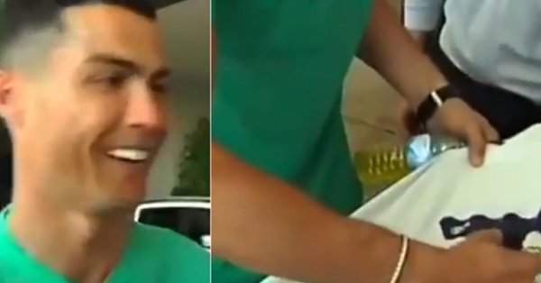 Ronaldo refuses to sign Real Madrid jersey from fan, asks for Juventus shirt instead