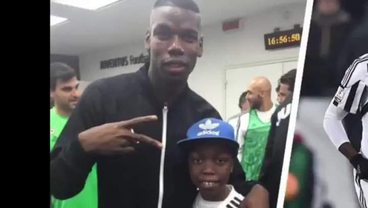 Man United star Pogba celebrates Juventus youngster who recently survived cancer