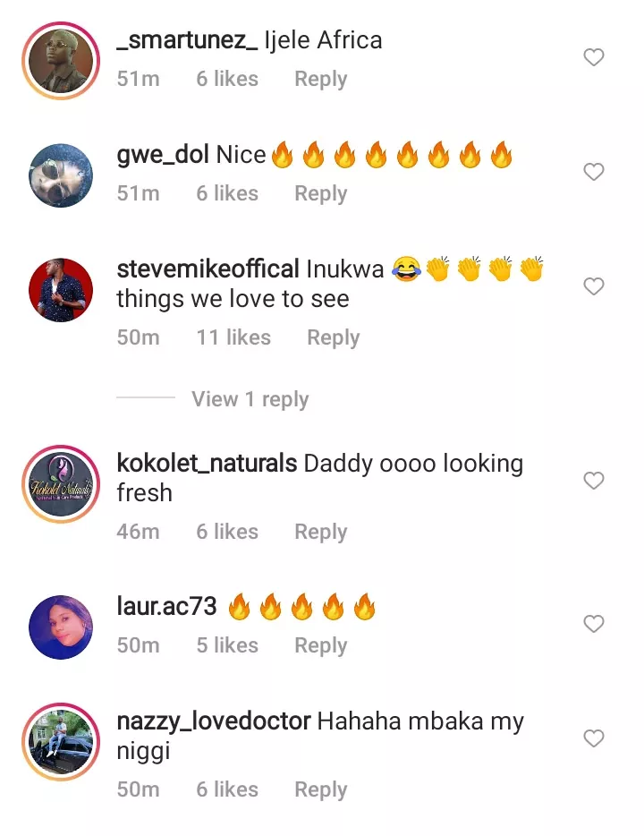 Fans React As Flavour is Spotted With Reverend Father Mbaka In Enugu [Photos]