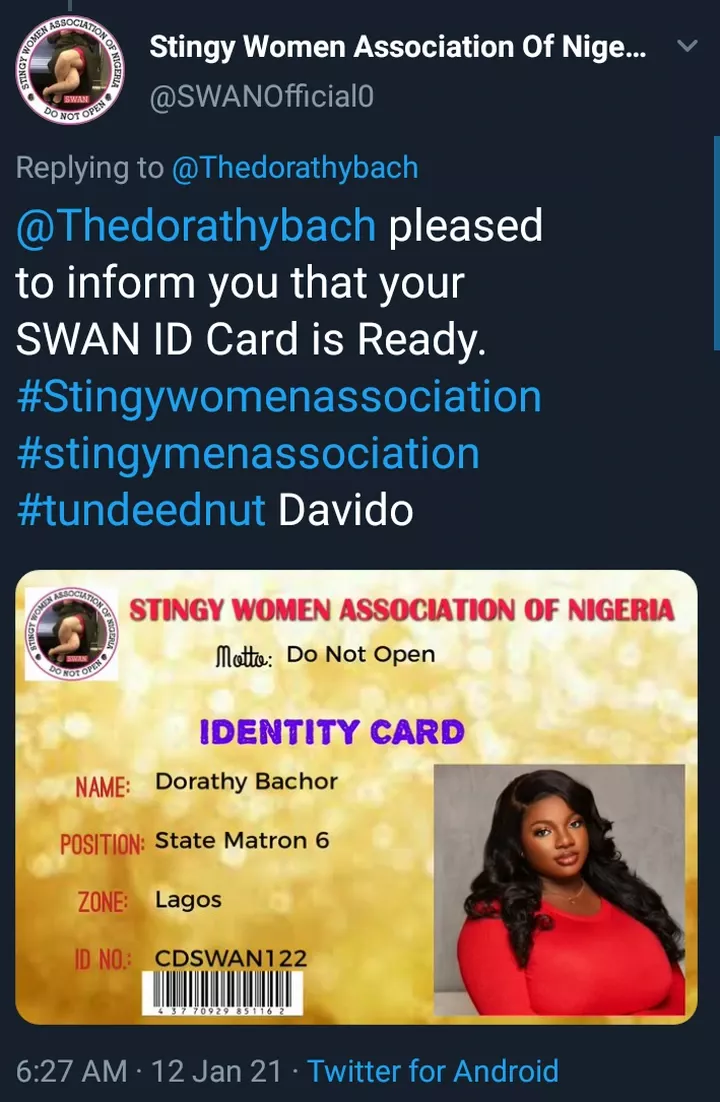 'You and who?' -Dorathy Replies Stingy Women Association, Rejects Their Offer