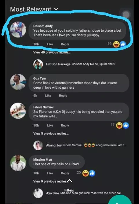 DJ Cuppy crush bet house 