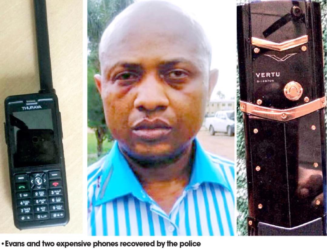 3 Phones Worth N5 Million, 162 Sim Cards Recovered From Kidnapper Evans (See Photos)