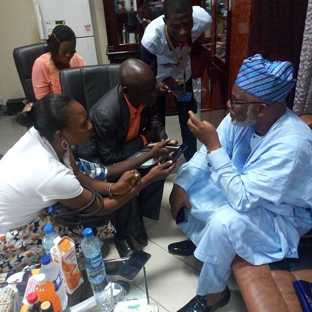 Ondo State Governor, Rotimi Akeredolu Visits Lagos State University