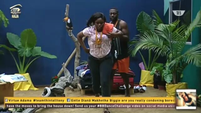 Big Brother Naija: Bisola & Bally Sneak In From 'Paradise' To Shower Together (Video)