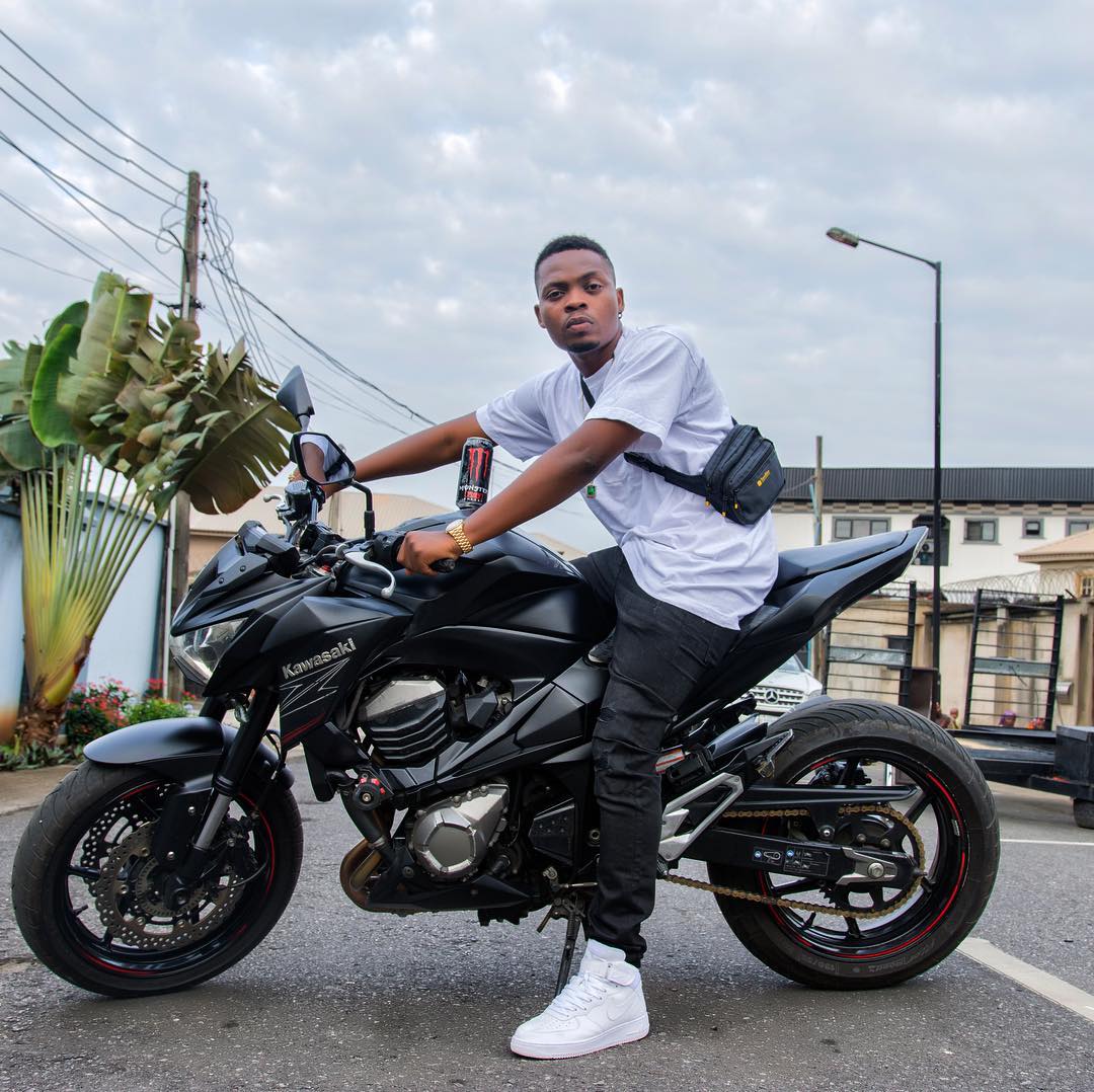 Olamide Shows Off His Power Bike (Photo)