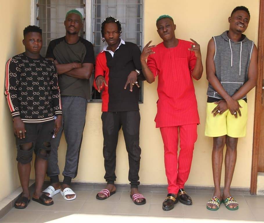 OFFICIAL!!! EFCC Releases Photos Of Naira Marley, Zlatan and Others In Their Custody