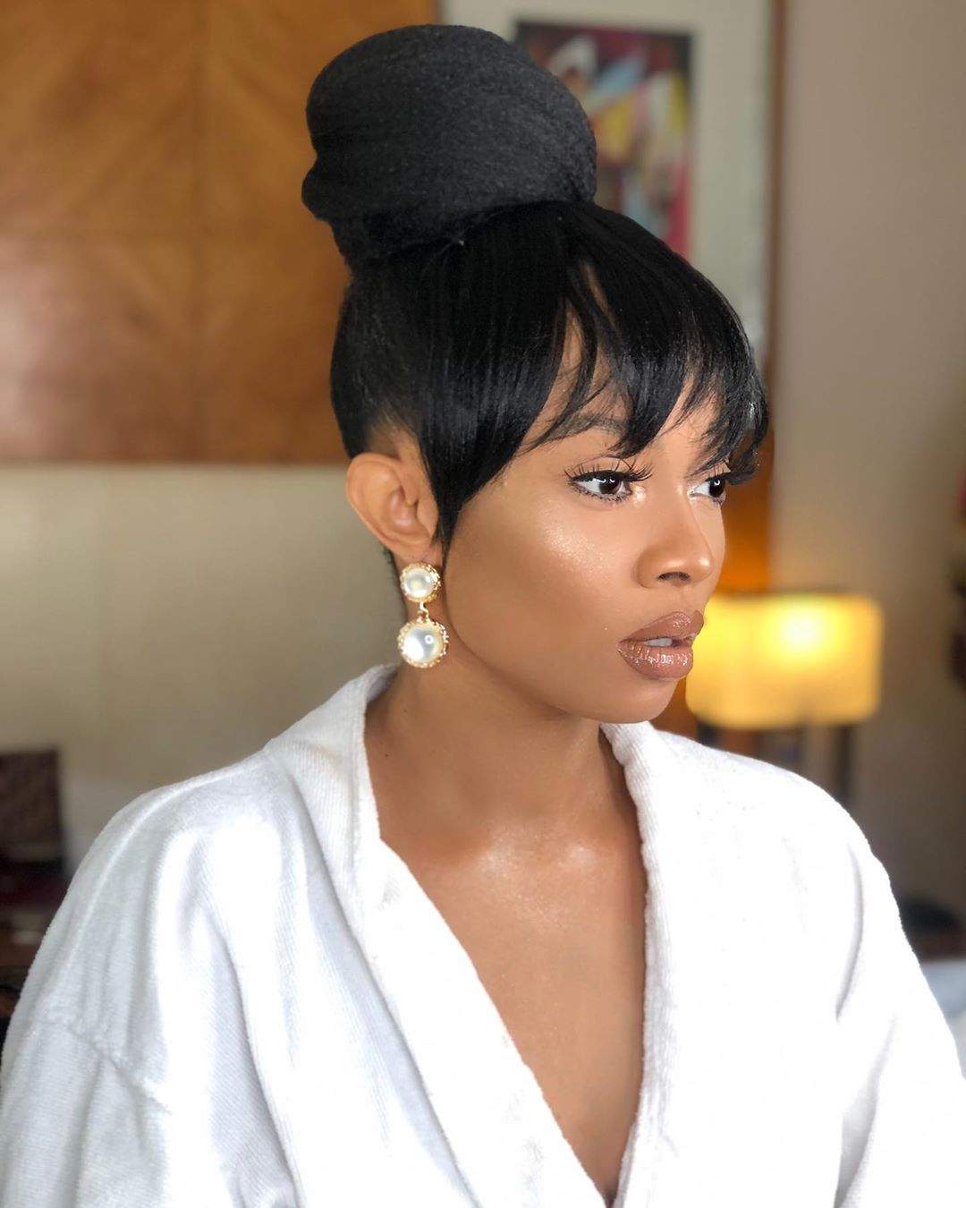 'Chinese Doll' - Toke Makinwa Rocks New Beautiful Look