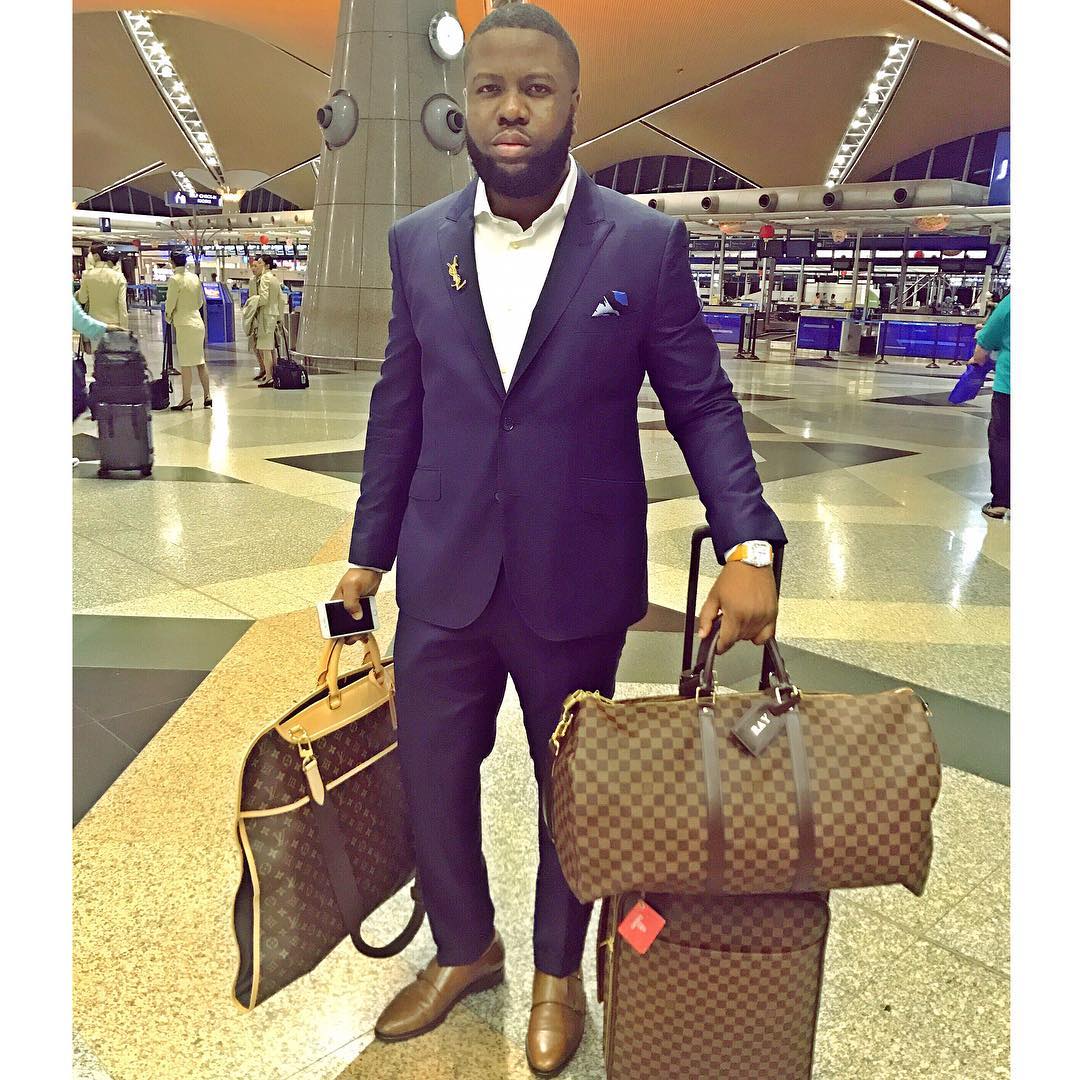 Hushpuppi Flaunts Three Louis Vuitton Bags Worth Millions