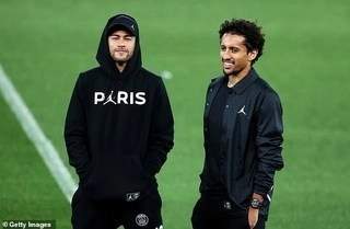 PSG stars look around Anfield ahead of their Champions League tie with Liverpool