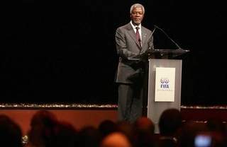 Checkout the position in football late Kofi Annan played during his youthful days